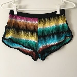 Vintage MISSONI Multicolor Beach Shorts XS